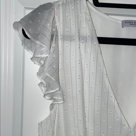 Ramy Brook White Ruffle Dress - Picture 6 of 14